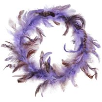 Artikel Federkranz Lila Fasanenfedern Deko Kranz Ø20cm mit Eleganz