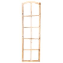 Artikel Fensterrahmen Holz 100cm naturfarben mit Aufhängern für Wandgestaltung