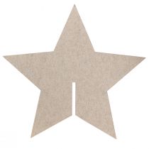 Artikel Filzstern Weihnachtsdeko zum Stellen Beige 62cm – Festlicher Deko-Stern für Tisch & Fensterbank