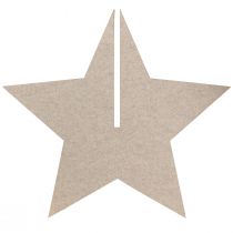 Artikel Filzstern Weihnachtsdeko zum Stellen Beige 62cm – Festlicher Deko-Stern für Tisch & Fensterbank
