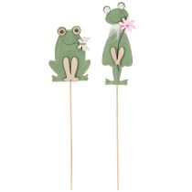 Artikel Filz-Frosch Deko-Stecker - Charmante Pflanzenstecker für Frühling & Sommer 12er Set