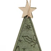 Artikel Filz Tannenbäume Hängedekoration Weihnachtsbaum Schmuck Grün Set 8St 18cm