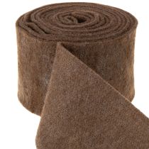 Artikel Hochwertiges Filzband 15cm x 5m aus 100% Wolle in Braun für Deko-Ideen
