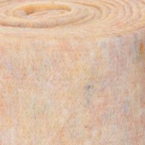 Artikel Wollfilzband, zweifarbig, 15 cm x 5 m, Orange und Mehrfarbig, für Topfdekoration