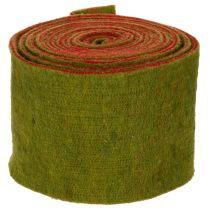 Artikel Wollfilzband als zweifarbiges Topfband, 150 mm x 5 m, rote und andersfarbige Seite