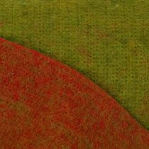 Artikel Wollfilzband als zweifarbiges Topfband, 150 mm x 5 m, rote und andersfarbige Seite