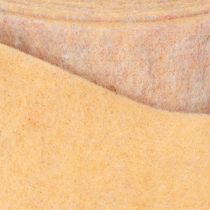 Artikel Wollfilz-Topfband, zweifarbig Orange und Mehrfarbig, 7,5 cm breit, 5 m lang