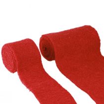 Artikel Filzband Rot: Wollband Dekoration, DIY, Nachhaltig, 2er-Set