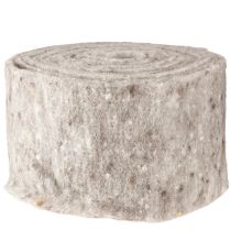 Artikel Filzband, Topfband Grau-Natur 15cm 5m