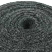 Filzband Dunkelgrau 15cm 5m