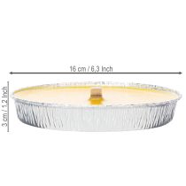 Artikel Citronella Duftkerze gegen Insekten in Flammschale 16 cm für Balkon, Terrasse und Garten