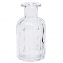 Artikel Deko-Flasche Blumenvase Ø7,5cm H13,5cm klar 6 St