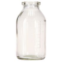Artikel Flaschen Deko Glas Mini Vasen mit Metalltablett Ø11,5cm
