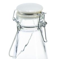 Artikel Flaschen Deko Glasflasche mit Verschluss, Dekoration, Clear Glas 24cm