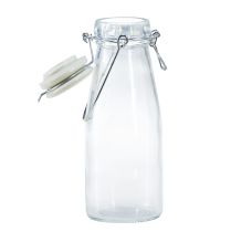 Artikel Flaschen Deko Glasflasche mit Verschluss, Dekoration, Clear Glas 24cm