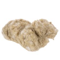 Artikel Schafwolle Beige 250g naturbelassen lose für Basteln und Dekoration