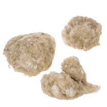 Artikel Schafwolle Beige 250g naturbelassen lose für Basteln und Dekoration