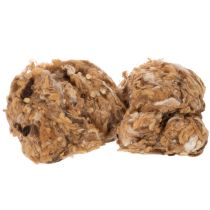 Artikel Schafwolle Braun meliert Naturwolle lose 250g für Bastelarbeiten