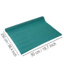 Artikel Floristen-Krepppapier Petrol-Blau Rolle 50x250cm für Innenbereich
