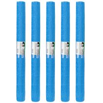 Artikel Floristenkrepp Blau 50x250cm – Wasserfestes Krepppapier für Floristik und Deko, 5 Rollen