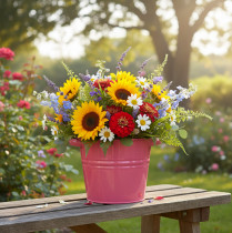 Artikel Rosa Metall Deko-Topf mit Griffen – Stilvolles Accessoire für Blumen