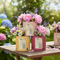 Artikel Aluminium Blumentopf Dose 15cm Innenbereich 3er-Set