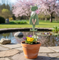 Artikel Filz-Frosch Deko-Stecker - Charmante Pflanzenstecker für Frühling & Sommer 12er Set