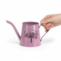Artikel Metall Deko Gießkanne Pink Pusteblume 12cm 2St