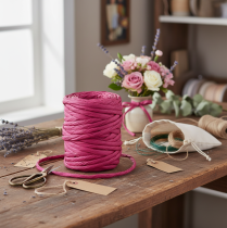 Artikel Papierkordel 6mm 23m Pink