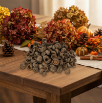 Artikel Eichelkappen Natur Braun 2cm 300g Dekoration Herbst Advent