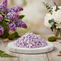 Artikel Dekosteine Lila 13mm 2kg Natursteine für Tischdeko und kreative Blumengestaltung