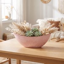 Artikel Deko-Schale Pflanzschale Rosa 34cm x 11cm H11cm