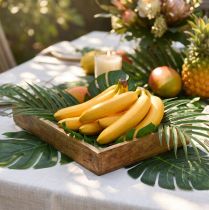 Artikel Künstlicher Bananenbund, Deko-Obst, Baby-Bananen L7–9cm