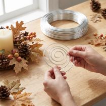 Artikel Aludraht 2mm Silber 60m 500g - Basteldraht, Floristendraht, Modellbau, Schmuckdesign