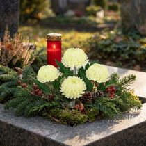 Artikel Chrysantheme Creme Künstliche Blume Ø7cm 18cm 4St – Perfekte Deko für Events
