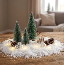 Artikel Deko Schnee Schneeflocken Weiß Winterdeko 2,8l – Zauberhaftes Ambiente für Events & Zuhause