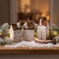 Artikel Dekohaus-Set Keramik Miniaturhäuser 7 cm 3 Stück
