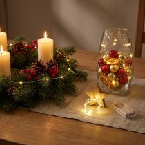Artikel Lichterkette Kunststoff Warmweiß 1m 10 LEDs Batterie Innenbereich