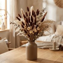Artikel Trockenfloristik, Deko-Gras, Lagurus Braun L20–50cm 25g