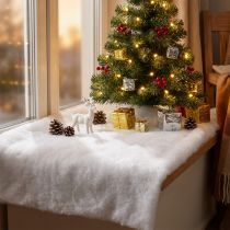 Artikel Schneedecke Deko Kunstschnee Matte Schneeteppich Weiß 200×50cm