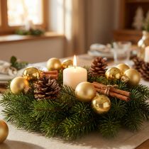 Artikel Mini Weihnachtskugeln Glas Gold Ø2,5cm 22 St