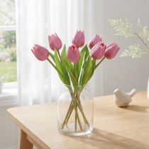 Artikel Elegante Künstliche Tulpen Lila 26cm 6 Stück Deko