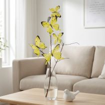 Artikel Schmetterlingszweig 75cm Gelb Deko Frühling Kunstblume für Innen
