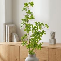 Artikel Kunstpflanze Schefflera Zweig 95cm Grün Dekoration für Wohnräume