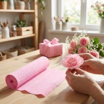 Artikel Floristen-Krepppapier Hellpink 50x250cm