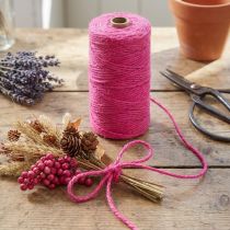 Artikel Juteband Jutekordel Dekoband Jute Fuchsia Ø3mm 200m