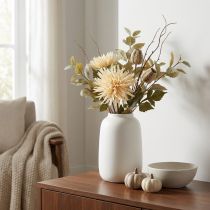 Artikel Chrysantheme Creme Deko-Blume 70cm – Pflegeleichte Kunstblume für stilvolle Raumgestaltung