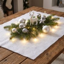 Artikel Dekorative Schneedecke Weiß 240x90cm – Flexibel für Winterdeko und Events