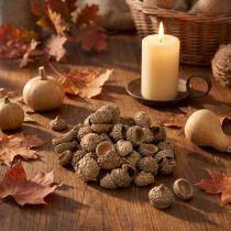 Artikel Eichelkappen Natur Basteldeko Eicheln für kreative Herbstdekoration 200g