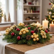 Artikel Mini Christbaumkugeln Glas Spiegelbeeren Gold Ø20mm 140 Stück Deko